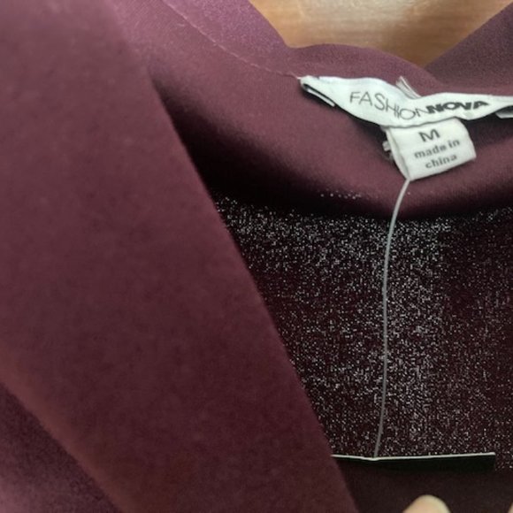 🤑FREE ADD-ON- NWT Purple mini dress asymmetrical - Picture 2 of 3